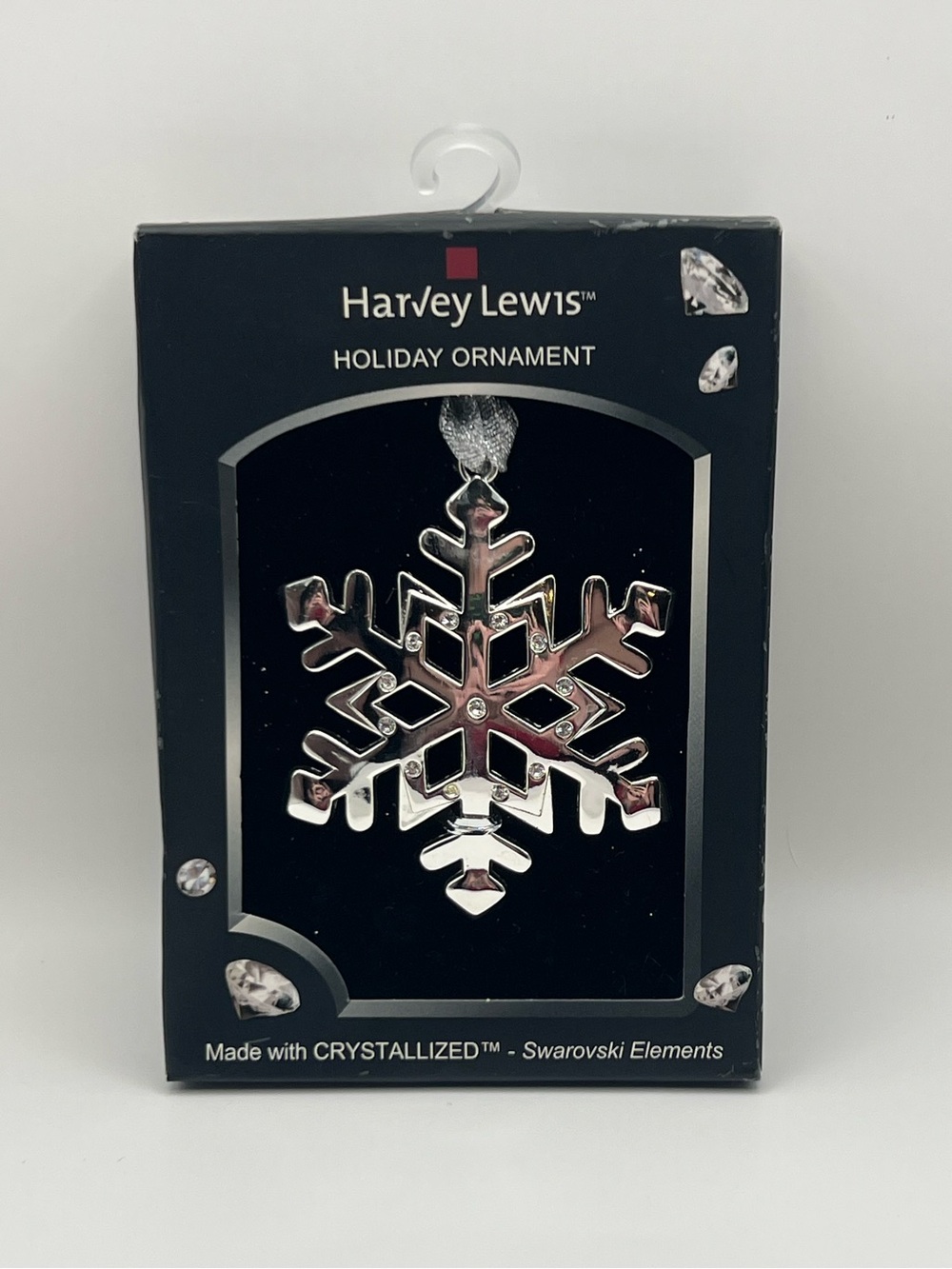 Harvey Lewis Holiday Ornament with Swarovski Elements